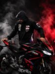 Revvsters 420GSM Heavyweight Premium Cotton Fleece Motorcycle Riding Hoodie APRILIA
